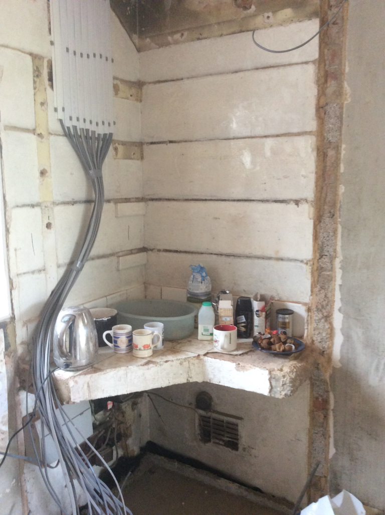 Ripped Out Bathroom - a blog post about rubbish by Sarah Maidment Interiors, St. Albans